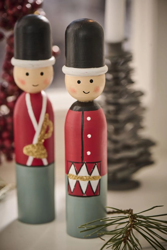 Ib Laursen Drevená figúrka Guard/Drum