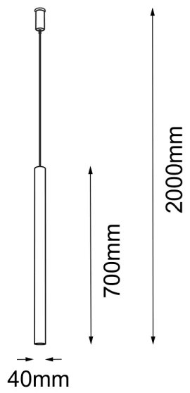 Amplex 8884 - Luster na lanku AKADI 1xGU10-MR11/15W/230V