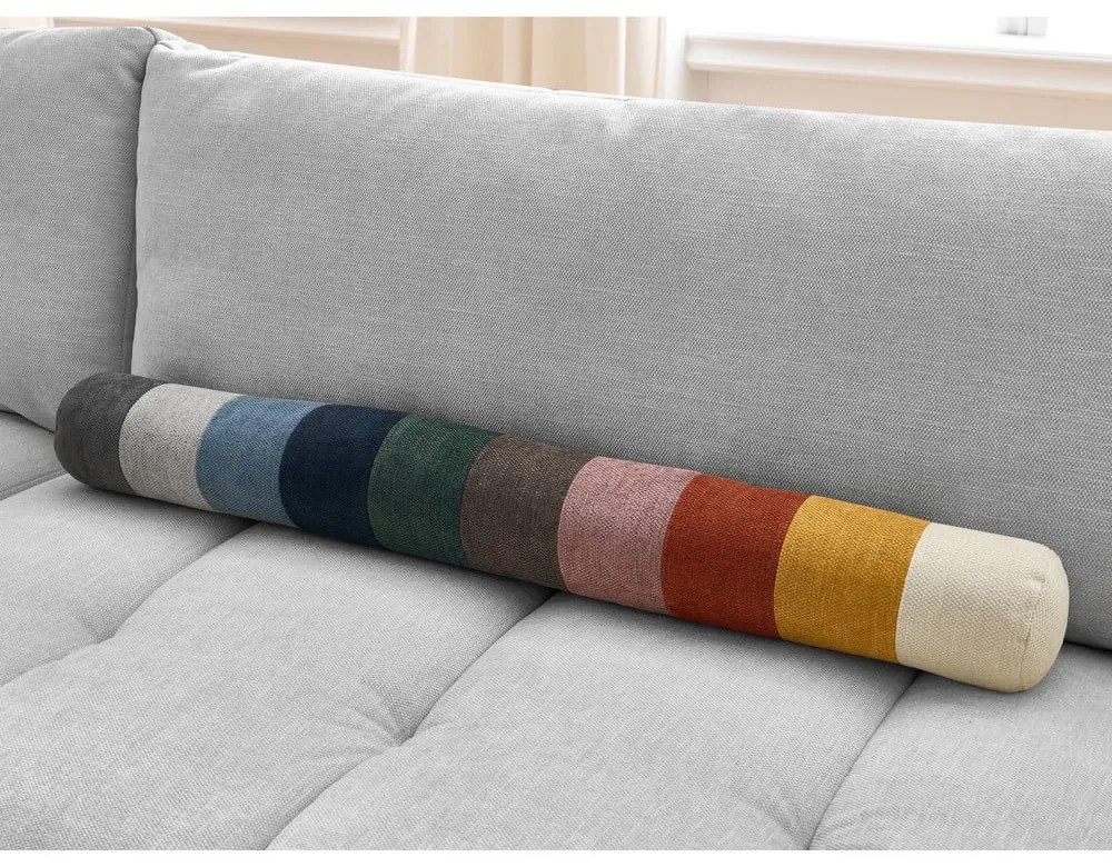 Svetlosivá rozkladacia/s úložným priestorom rohová pohovka (ľavý roh/do L) Fuji – Bobochic Paris