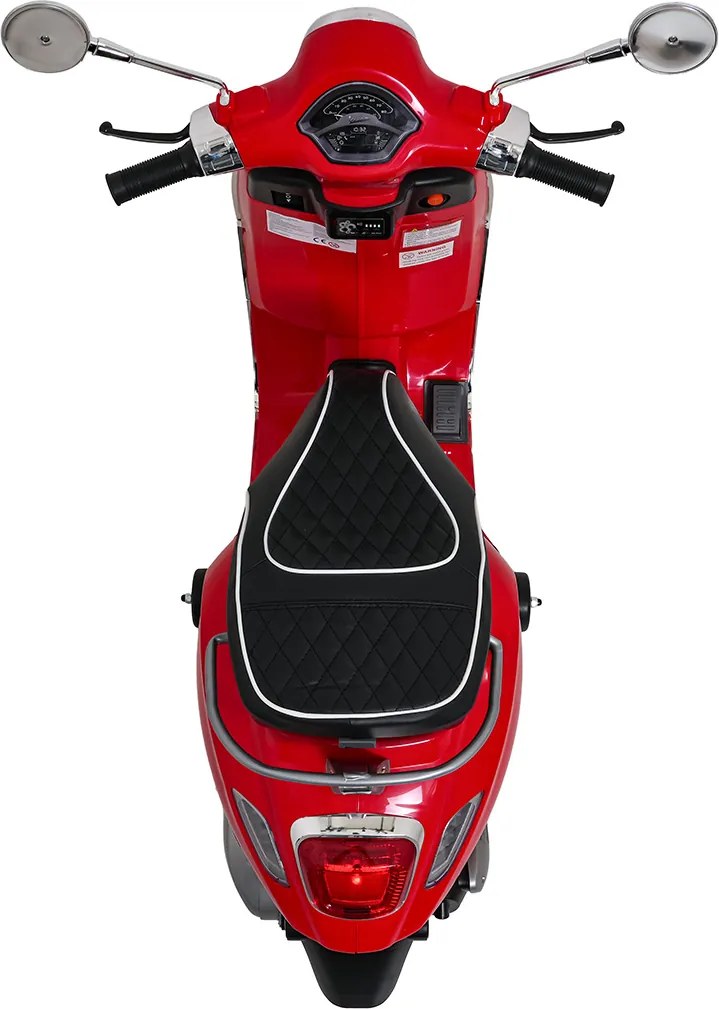 Ramiz Vespa skúter ROMA Červená