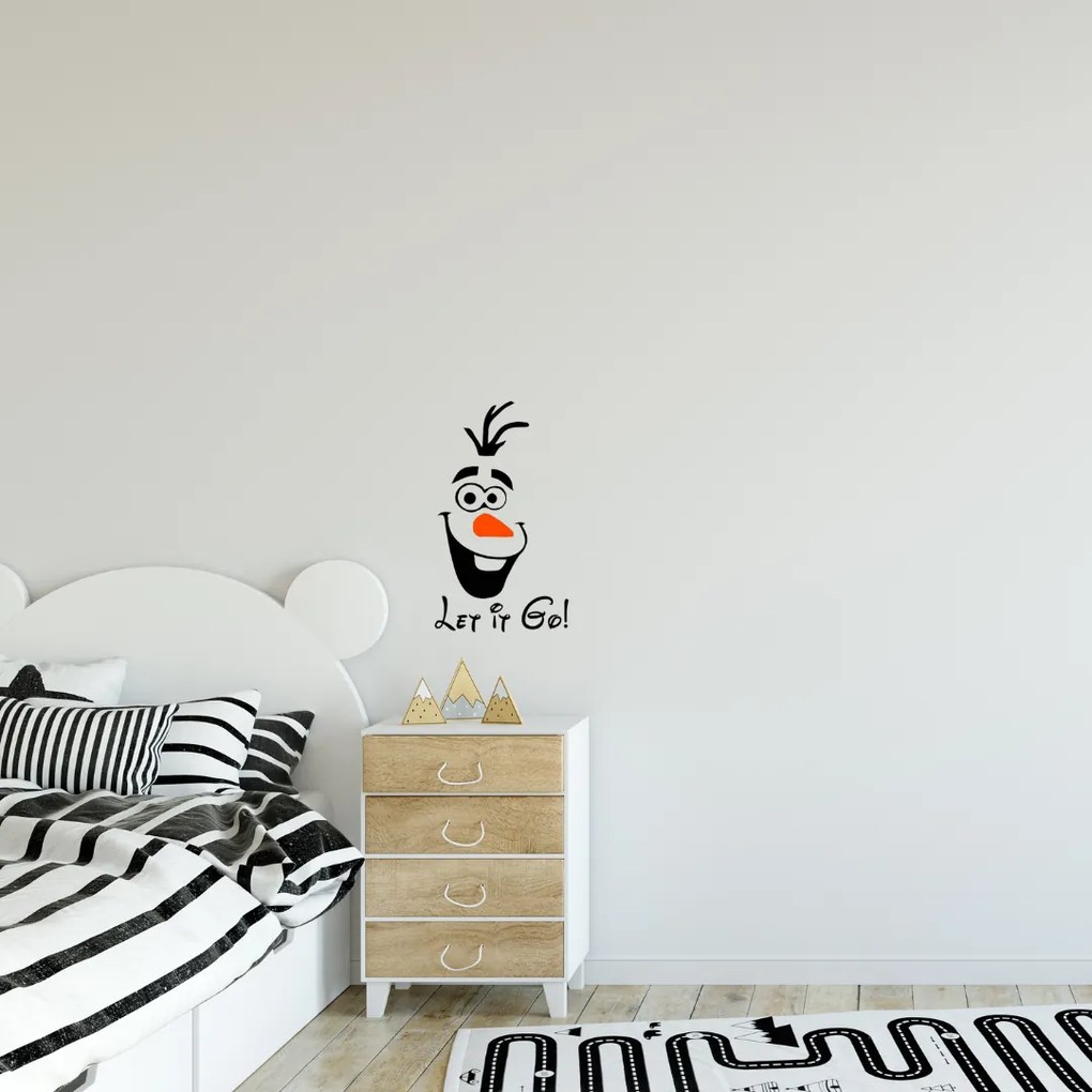 Samolepka na stenu "Olaf" 14x23cm