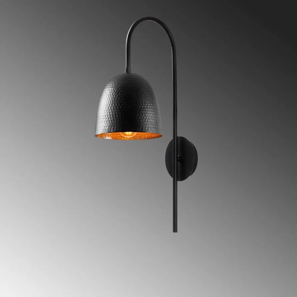 Čierne nástenné svietidlo Tattoo – Opviq lights