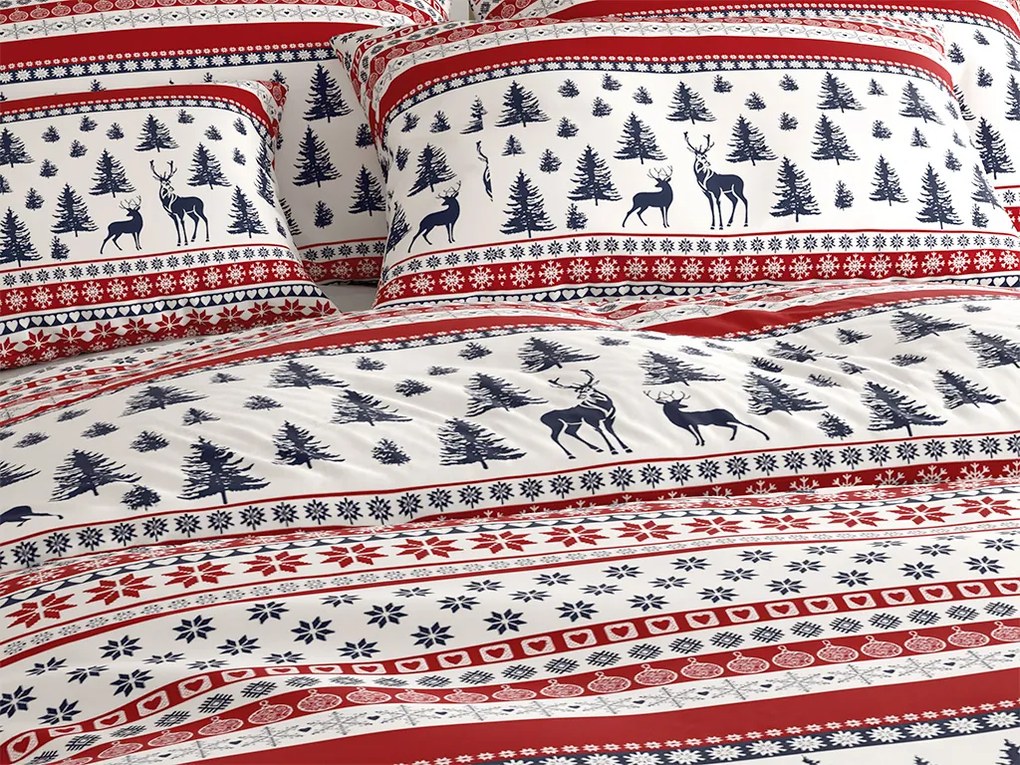 Obliečky z mikrovlákna TWINKLE CHRISTMAS farebné Rozmer obliečky: 70 x 90 cm | 140 x 220 cm