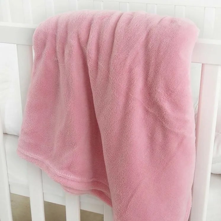 B.E.S. Petrovice Detská deka mikroflanel exclusive ružová, 110 x 140 cm