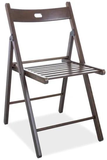 Drevená stolička v dekore orech SMART II