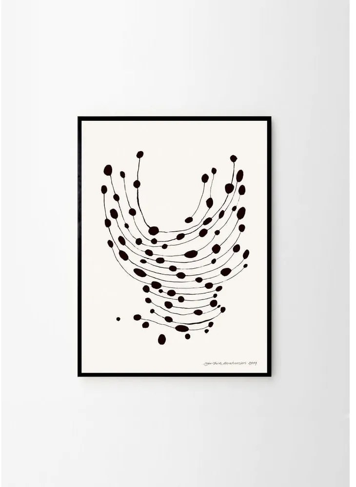 Plagát 30x40 cm Dancing Dots – Leise Dich Abrahamsen – The Poster Club