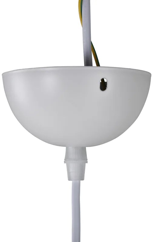 Biela závesná lampa NAO
