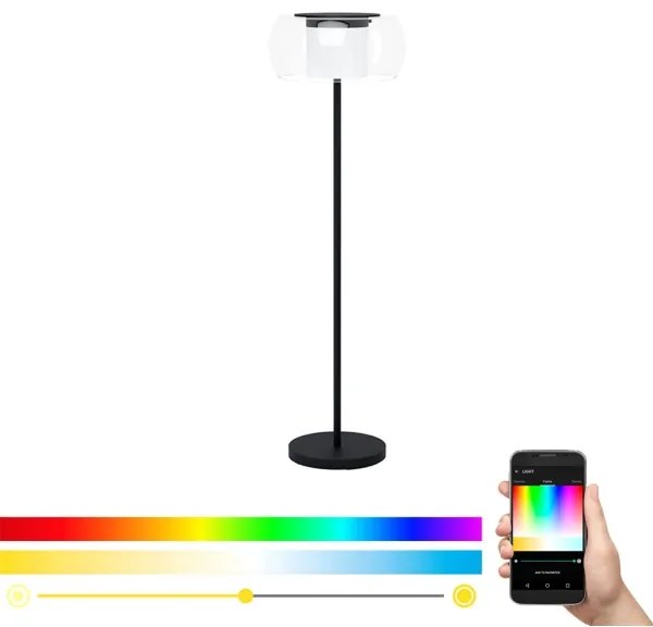 Eglo 99037 - LED RGB Stmievateľná stojacia lampa BRIAGLIA-C LED/24,8W/230V