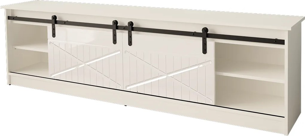 Cama TV stolík Granero - biela