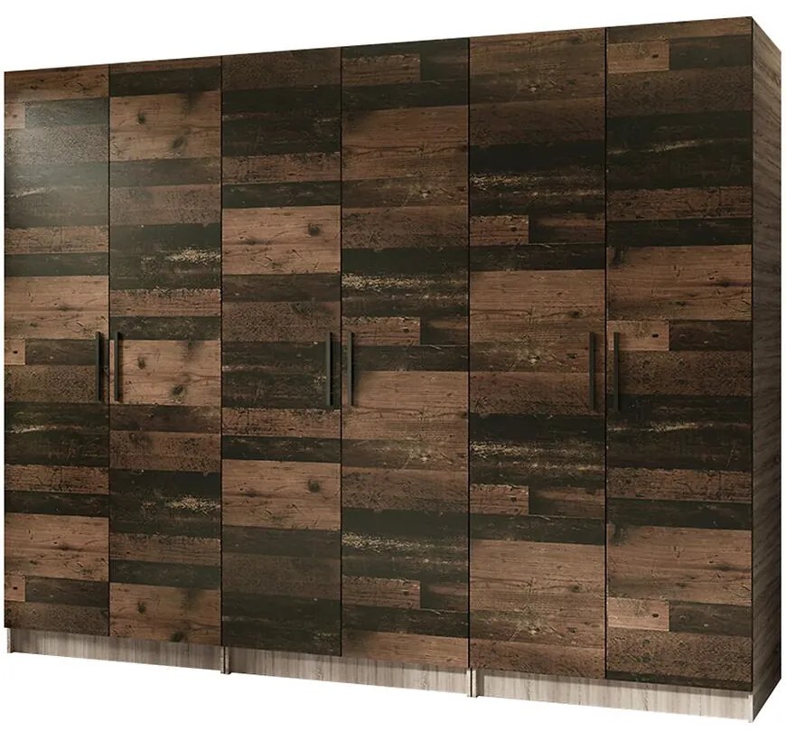 Skriňa X3 Gold 2d Dub Sonoma/Old Style