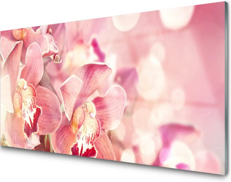 Obraz na skle Skleněný květiny rostlina
