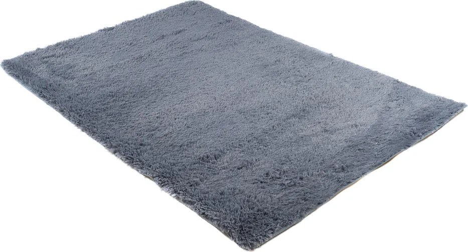 TA Koberec GREY GREY SILK Sivý Obdĺžnikový Rozmer: 80x150 cm