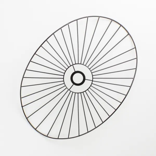 Brilagi - LED prisadený luster CERIA WIRE 1xE27/40W/230V 40x56 cm čierna