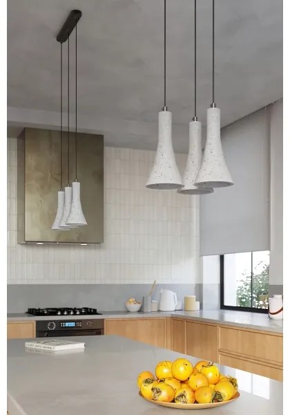 Sollux SL.1223 - Luster na lanku REA 1xE14/12W/230V betón