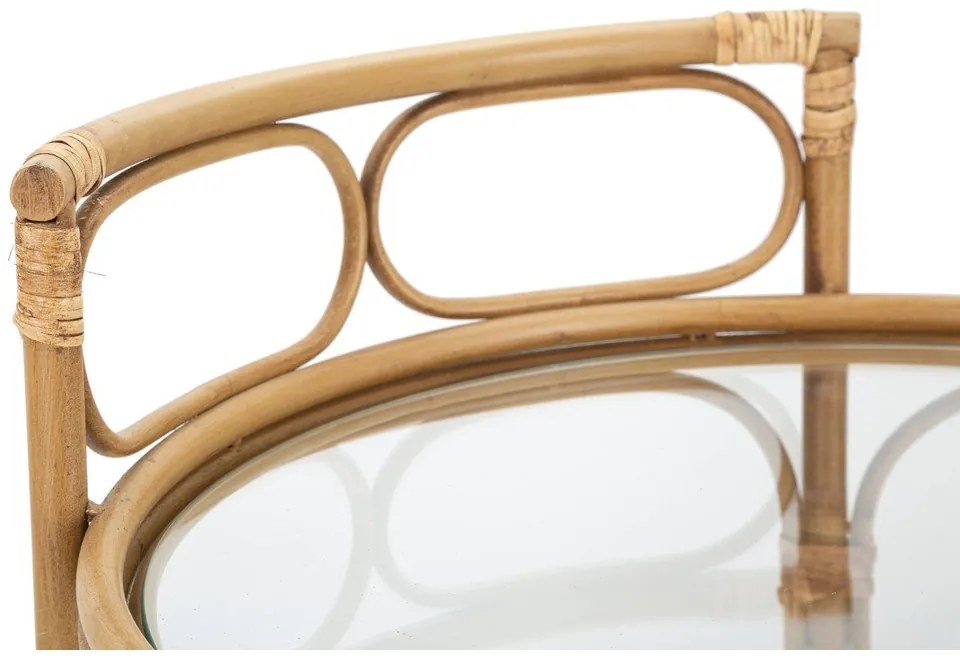 Kovový servírovací stolík na kolieskach ø 51 cm Panama - Mauro Ferretti