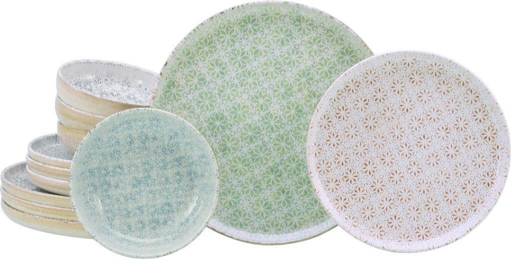 XXXLutz JEDÁLENSKÝ SERVIS Uno Emiliana 12-dielne Creatable - Online Only bytové doplnky - 007768058301