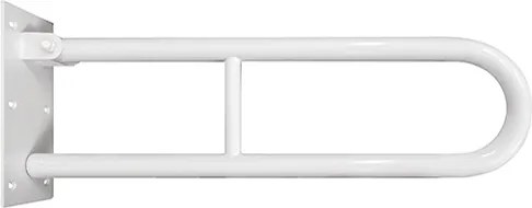 Bemeta Design HELP: Madlo, 600 mm, v tvare U, sklopné, bez krytky, biela - 301102074