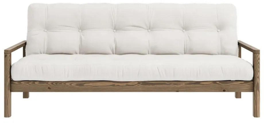 Krémová rozkladacia pohovka 205 cm Knob – Karup Design