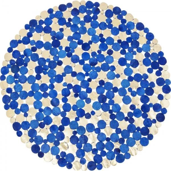 KARE DESIGN Koberec Circle Blue Gold 150 cm