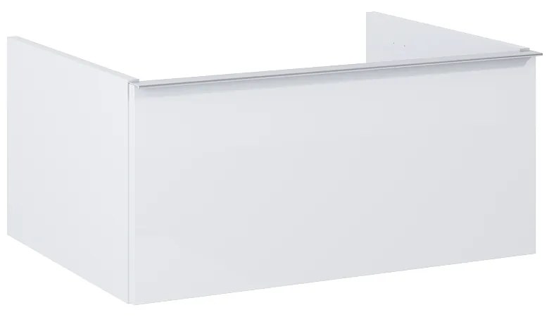 Elita Look, skrinka pre umývadlo na pultovú dosku 60x45x28 cm 1S PDW, biela lesklá, ELT-167087