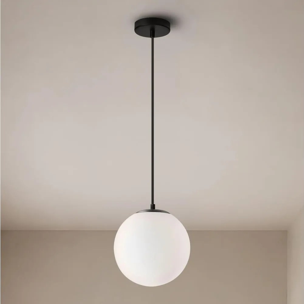 BRILAGI - Závesné svietidlo na lanku POLOS 1xE27/40W/230V pr. 20 cm čierna