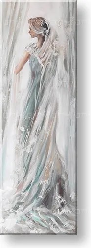 Maľovaný obraz na stenu ŽENA 40x120 cm