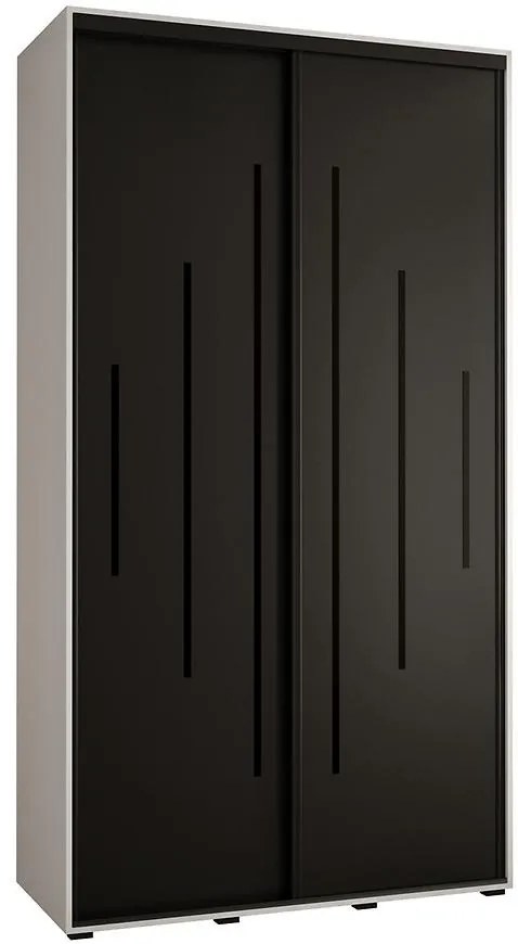 Skriňa 45 Canaris 12 140 biela/čierna/čierna