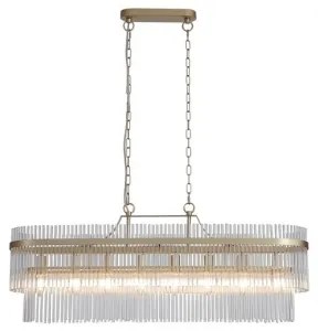 Searchlight 11400-8GO - Luster na reťazi LARA 8xE27/60W/230V