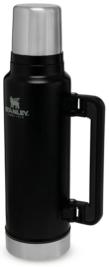 Čierna termoska s hrnčekom 1,4 l – Stanley