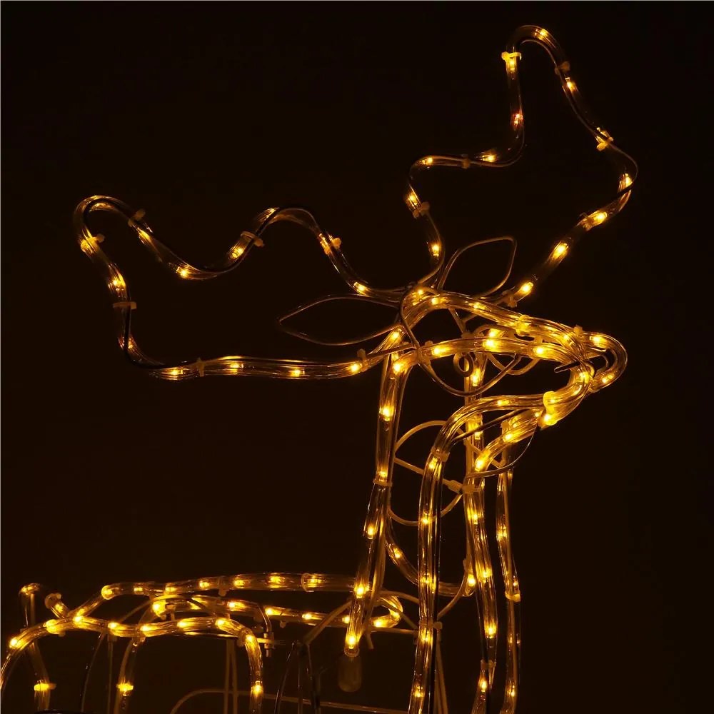 LED sob 85 cm – vianočná svetelná dekorácia Springos CL1218 (teplá biela)