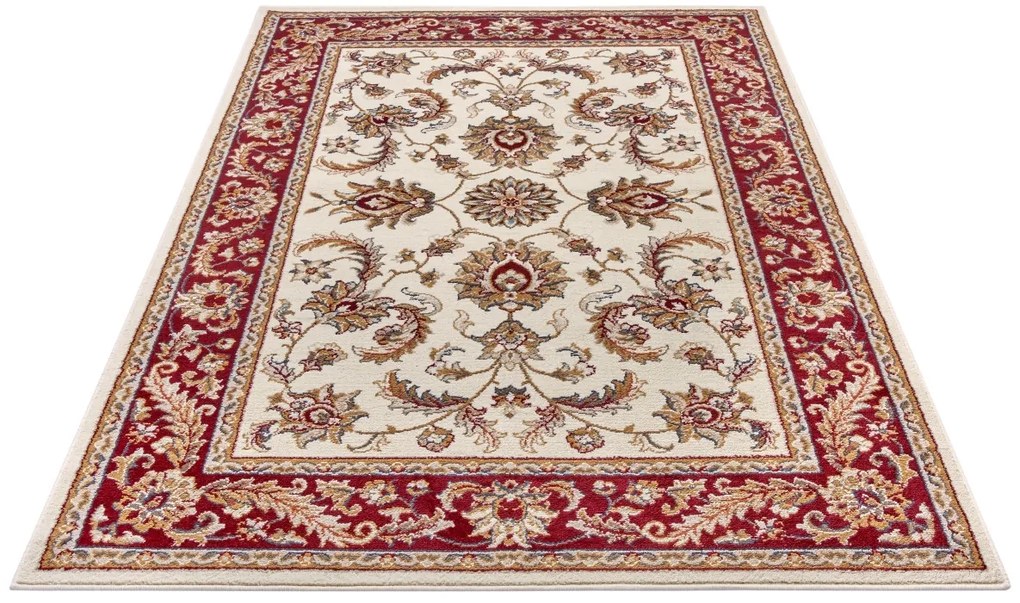 Hanse Home, Kusový koberec Luxor 105643 Reni Cream Red, 200x280, červená, obývacia izba