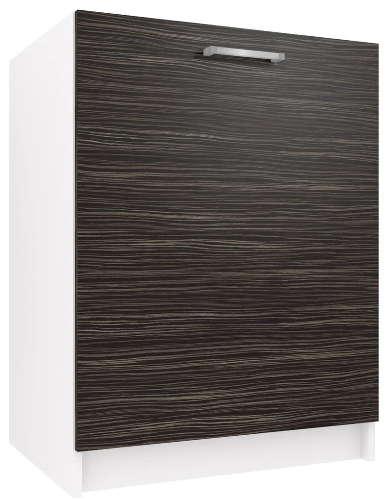 Kuchynská skrinka Belini drezová 60 cm eben kráľovský bez pracovnej dosky TOR SDZ60/0/WT/HK/0/P