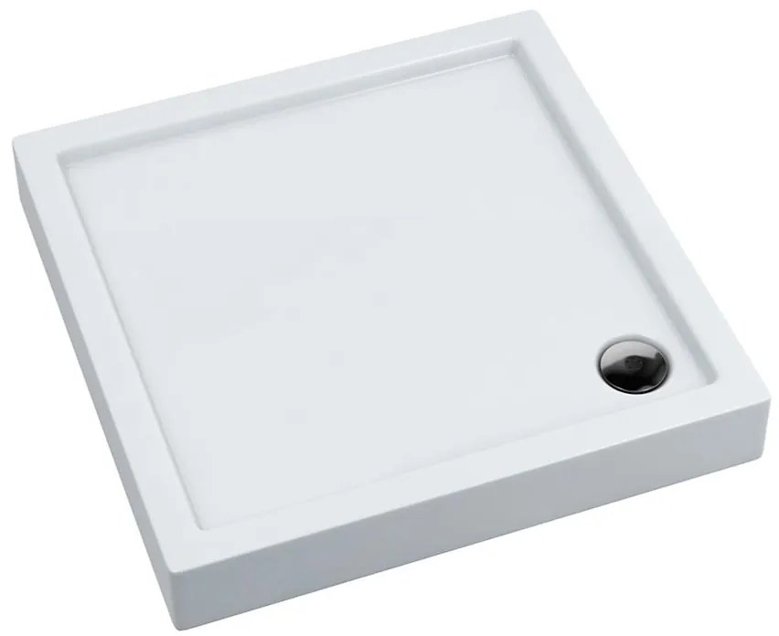 Štvorcová vanička ASTRO II 100x100x14 vstavaná AQM0162