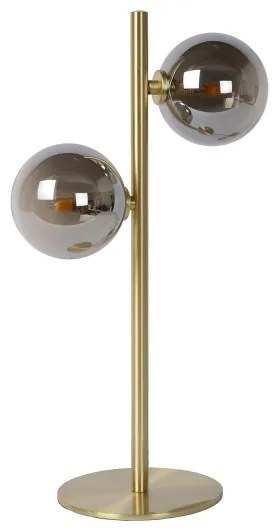 Lucide 45574/02/02 - Stolná lampa TYCHO 2xG9/28W/230V zlatá