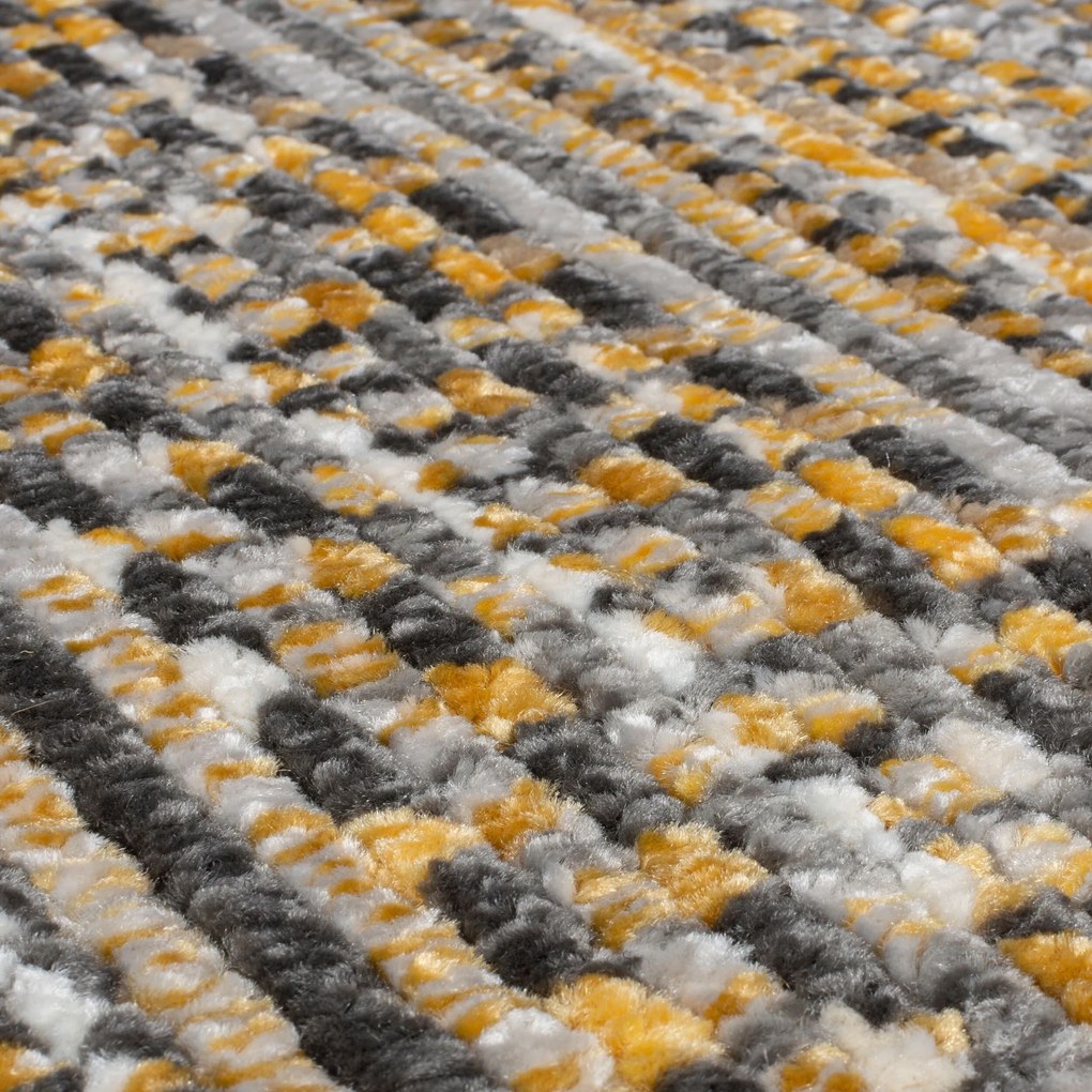 Flair Rugs, Behúň Santiago Camino Yellow, 60x230, žltá, obývacia izba