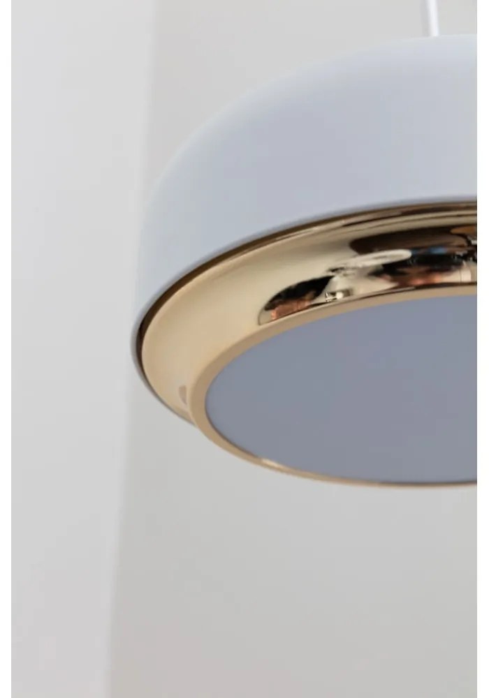 Biele LED závesné svietidlo s kovovým tienidlom ø 40 cm Hazel medium – UMAGE