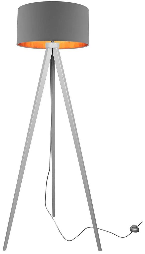 Stojacia lampa Shade, 1x textilné tienidlo (výber zo 4 farieb), (výber zo 4 farieb konštrukcie), (fi 40cm), g