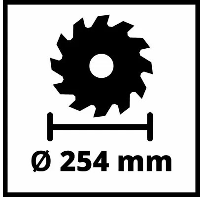 Stolová kotúčová píla Einhell TC-TS 1800W, Ø 254 mm