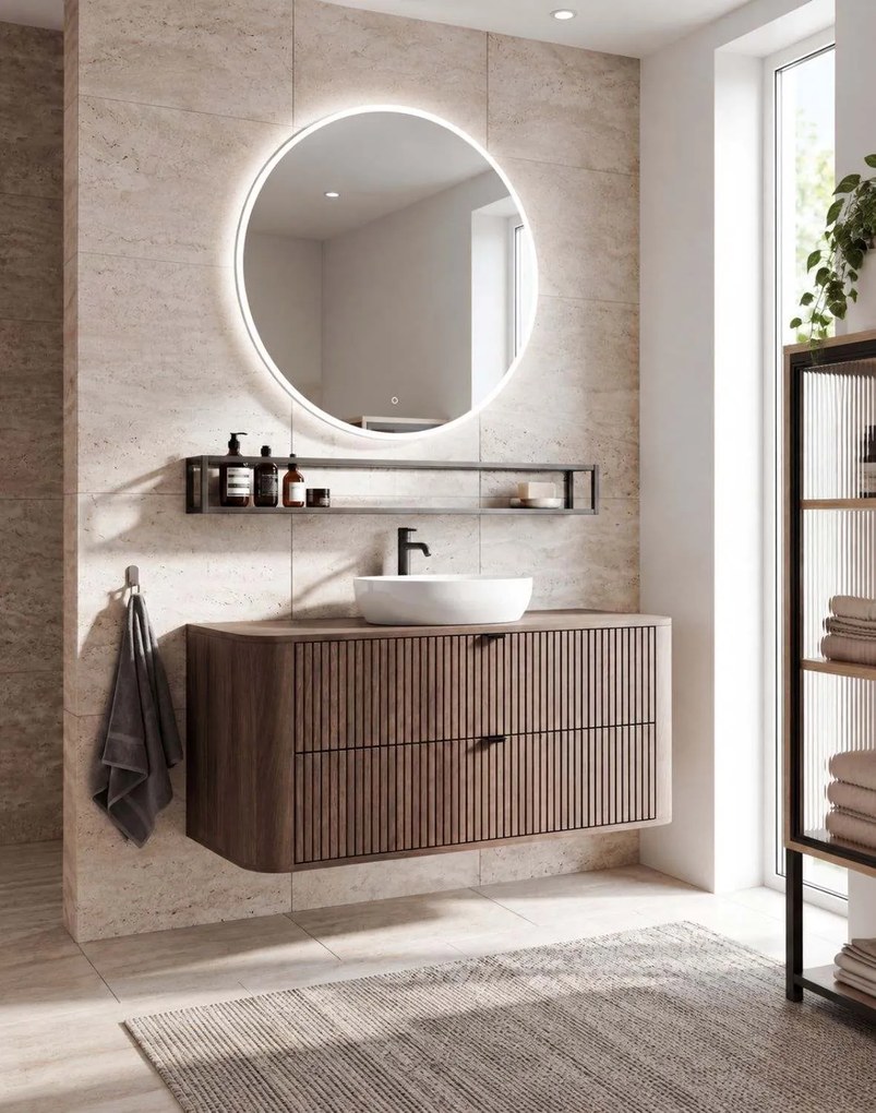 Skrinka pod umývadlo 120 cm Lando - orech elegant