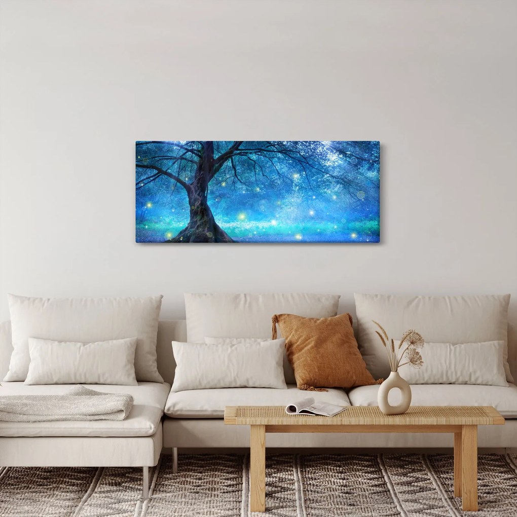 Obraz - Mystický les (120x50 cm)