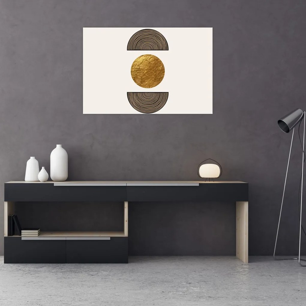 Obraz - Zlatý ornament N⁰1 (90x60 cm)