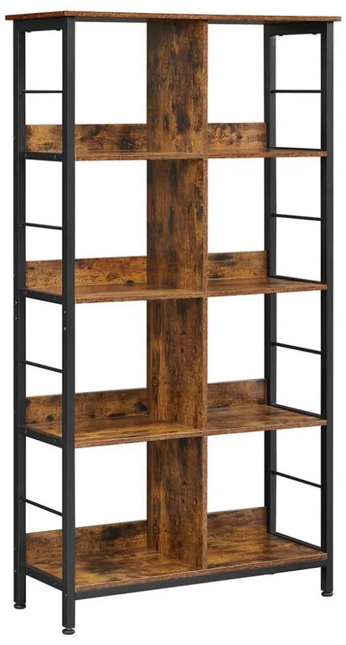 Knižnica NAVARO hnedá/čierna