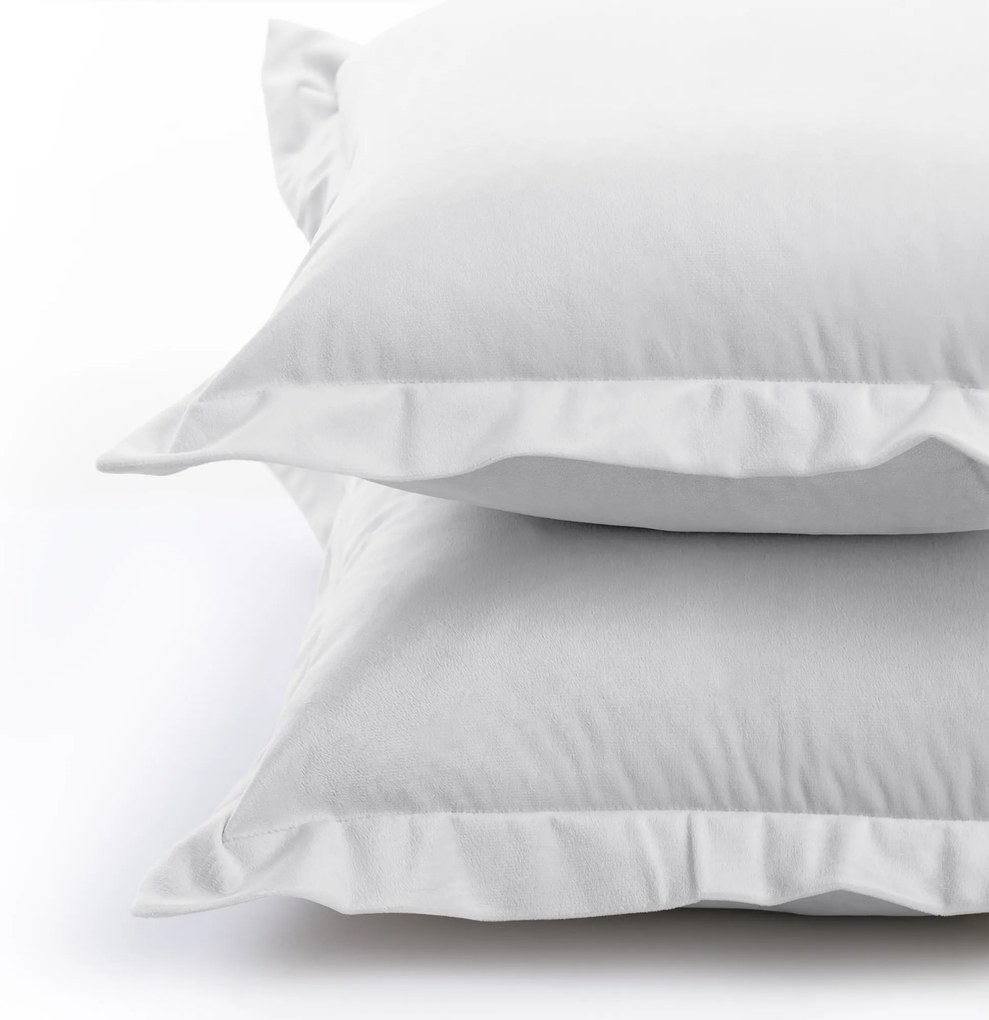 Obliečky na vankúše AmeliaHome Velvet Side biele