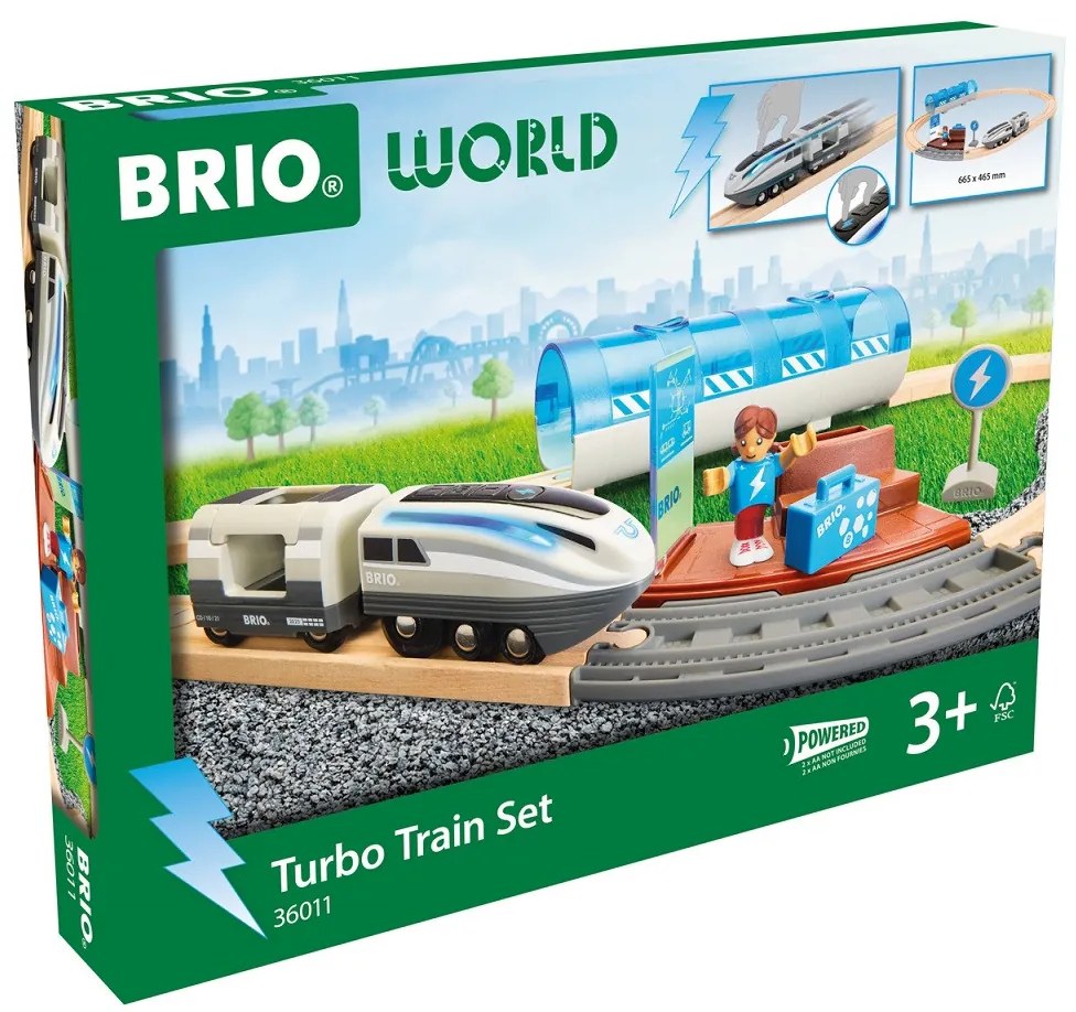 Brio – Turbo vlak na batérie