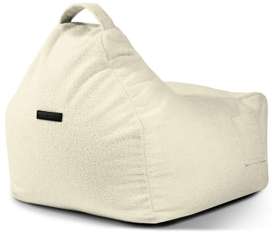 Svetlosivý detský sedací vak z textílie buklé Game Amuse – SLOWDOWN