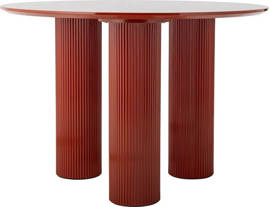 Lesklý okrúhly jedálenský stôl ø 110 cm Della – Bloomingville