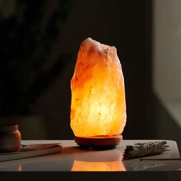 Globo 28300B - Soľná lampa STONE 1xE14/15W/230V
