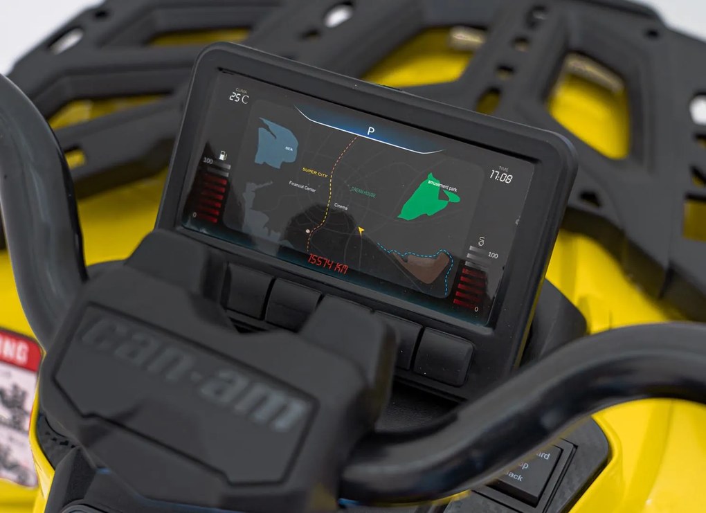 Ramiz Štvorkolka Can Am Outlander ATV žltá
