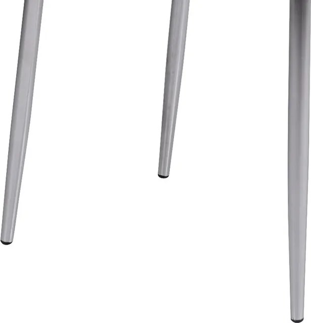 Jedálenská stolička Melania, biela ekokoža