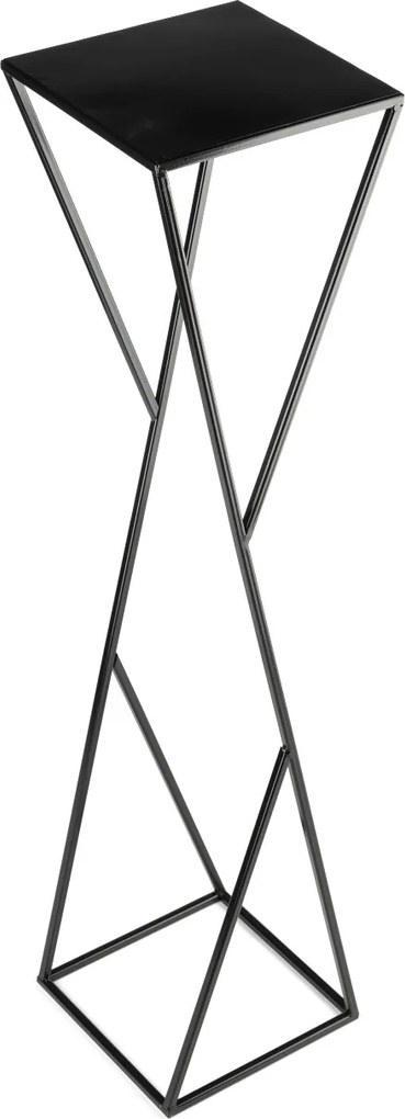 STOJAN NA KVETINÁČ LOFT3 100X24X24 CM ČIERNA